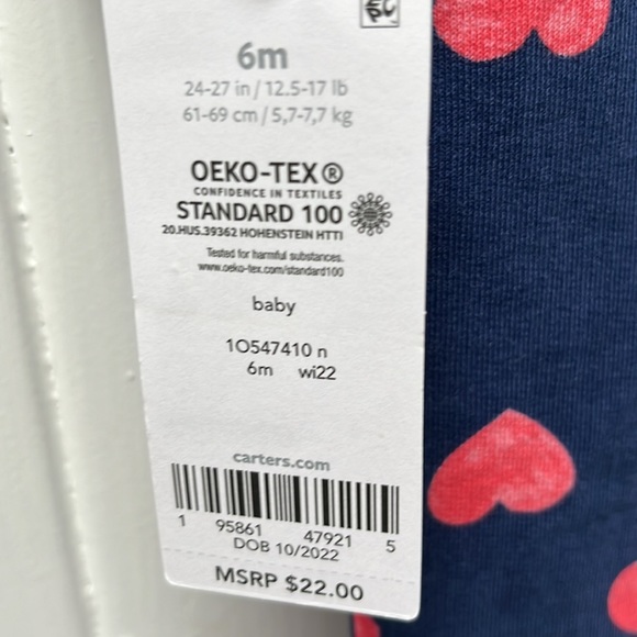 NWT Carter’s  6 Month Girl's One Piece - Picture 6 of 7